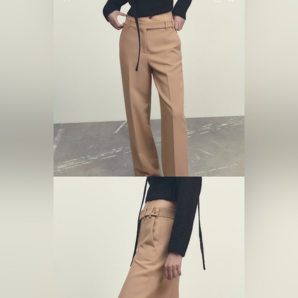 Zara wide leg menswear pants size M - Picture 4 of 6